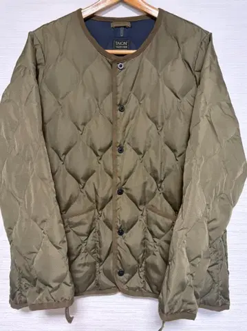 Talon 퀼팅 자켓 올리브 그린