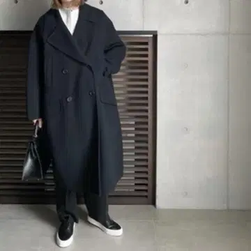 lohen 하드 멜톤 리버 피 코트