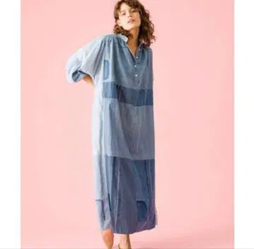 론 헤르만 ten 카프탄 드레스 패치워크 데님지 츠지당 기념