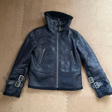 블랙 자켓 더블 지퍼