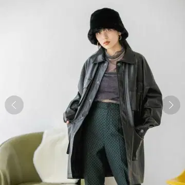 JEANASIS 비건 가죽 4 포켓 자켓