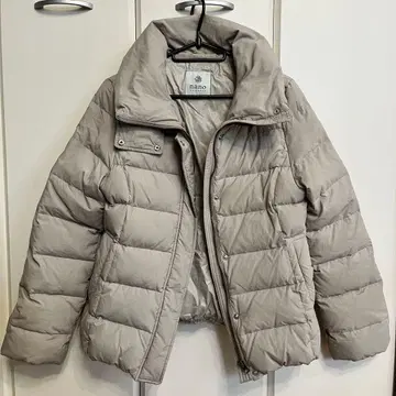 nano universe 라이트 그레이 다운 자켓