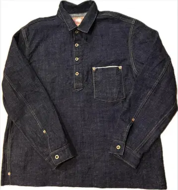 FOB팩토리 데님 풀오버 자켓