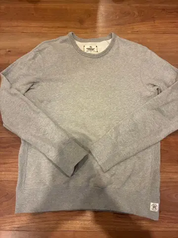 REIGNING CHAMP 그레이 맨투맨 S 사이즈 트레이닝복