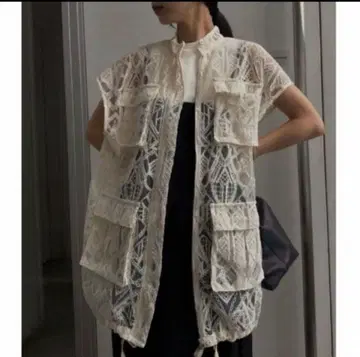 LACE WORKPOCKET VEST