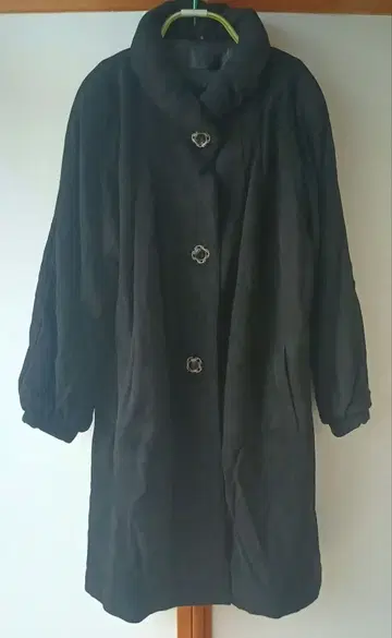 새상품급 겨울용 스웨이드 코트 블랙 BIBAparis