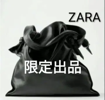 한정판 판매 새상품 ZARA 매듭 디테일 리얼 가죽 천연 가죽 백