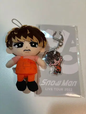 Snow Man 무카이 코지 봉제 인형 키링 스노치루