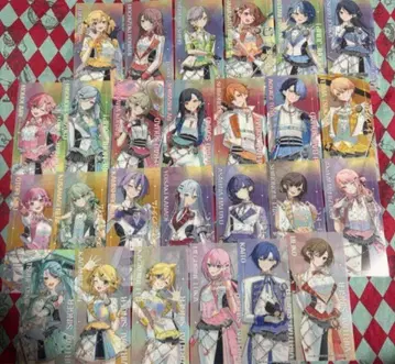 프로세카 5주년 기념 페어 혜택 클리어 책갈피 전 26종 세트