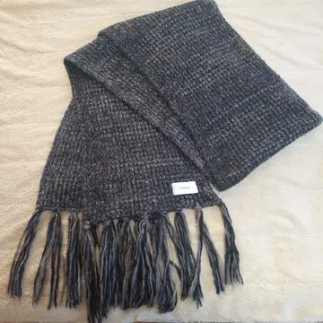 soerte 멀티 컬러 볼륨 프린지 머플러