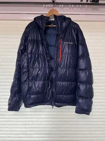 몽벨 알파인 다운 파카 남성용 XL 사이즈 네이비