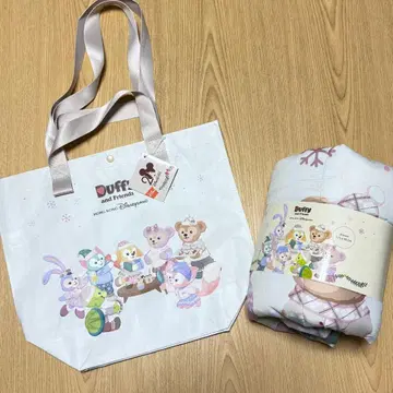 홍콩 디즈니 2025 더피&프렌즈 담요 이불 20주년