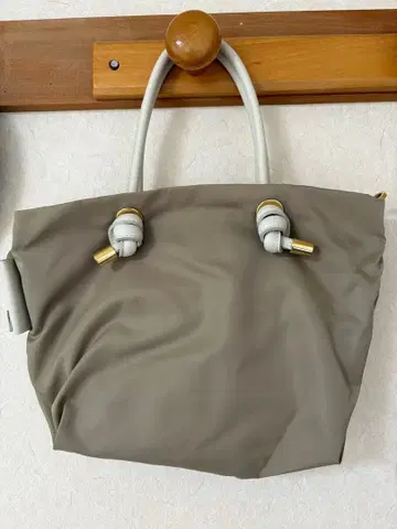 그레디 브릴리언트 나일론 가죽 미니 토트백