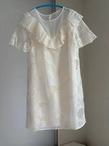 snidel 레이스 원피스 화이트