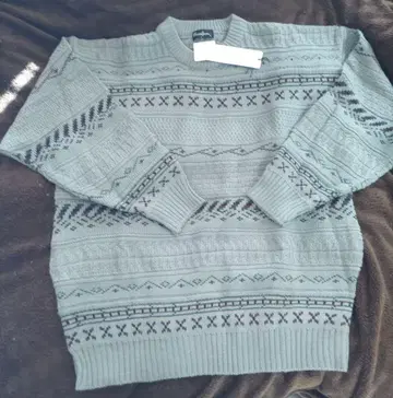 Cross Lynn 그레이 니트 스웨터 L