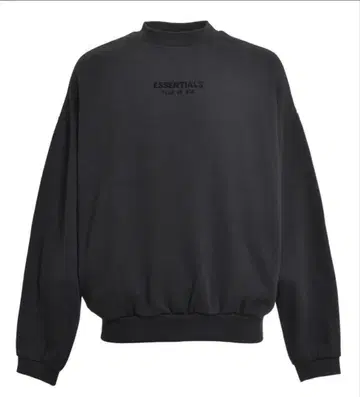 블랙 크루넥 맨투맨