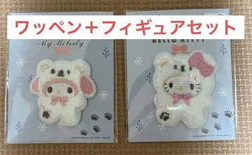 산리오 와펜 2개 미니어처 패키지 컬렉션 6개 세트