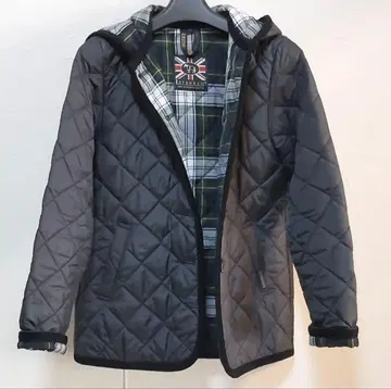 라벤햄 LAVENHAM 퀼팅 자켓 블랙 체크