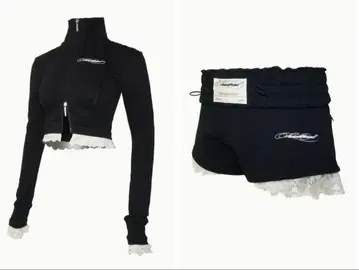 theredthread S 저지 쇼츠 레이스 셋업