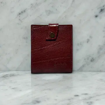 새상품 미사용 Dakota 다코타 접이식 지갑 브라운 천연 가죽 가죽