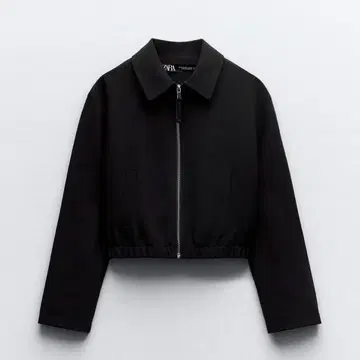 [ ZARA ] 셔츠 봄버 자켓 블랙 M