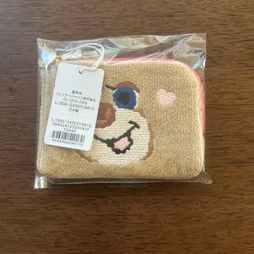 러브러리 바이 페이러 도업 테디 걸 L자 파우치 밑면 없음 새상품