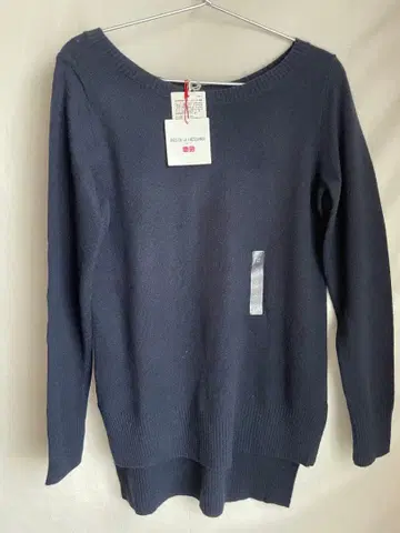 새상품 유니클로 이네스 캐시미어 보트넥 튜닉 스웨터