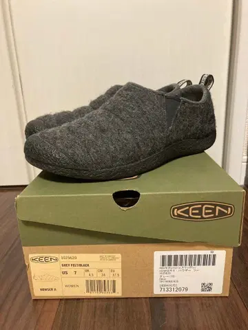 KEEN 킨 여성용 24cm (하우저 2) 그레이 펠트/블랙