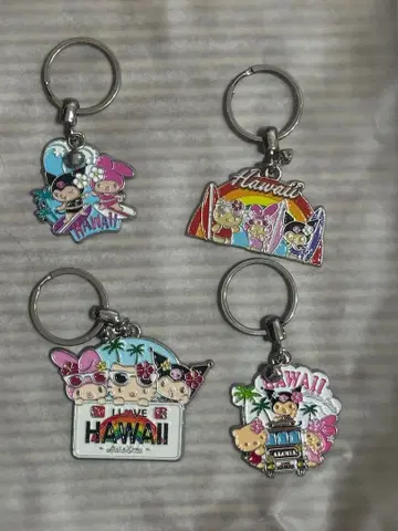[ 12/16까지 한정 가격 ] 하와이 일광화상 산리오 메탈 키링