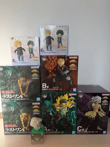 히로아카 제일복권 A, B, C, E, 라스트 원상