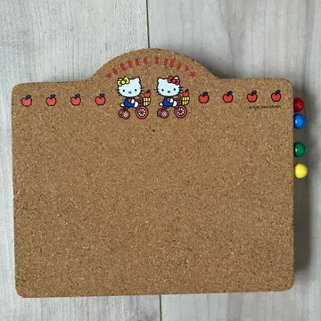 헬로키티 레트로 코르크 보드 미니 메시지 보드 2000년산 레어 희귀