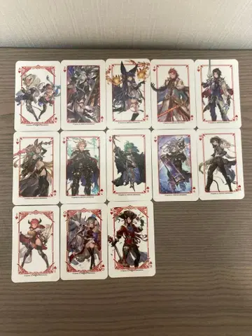 [새상품급] 그랑블루 판타지 그랑사이퍼 주방 그라사이 주방 특전 카드놀이