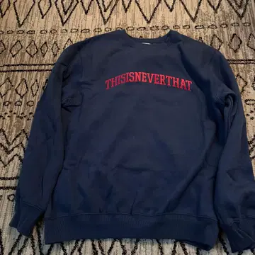 THISISNEVERTHAT 네이비 맨투맨