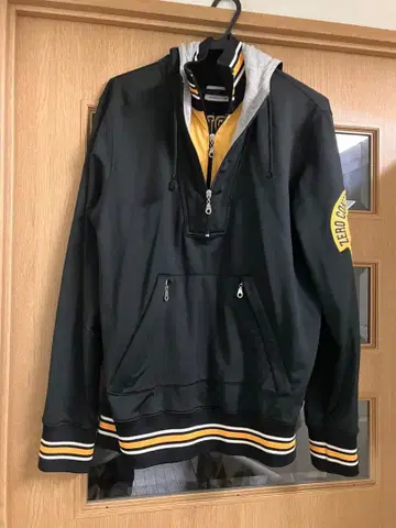 CONSTRUCTION 00 후드 부착 속기모 디자인 후드티 트레이닝복