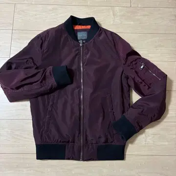 ZARA MAN MA-1 자켓 버건디