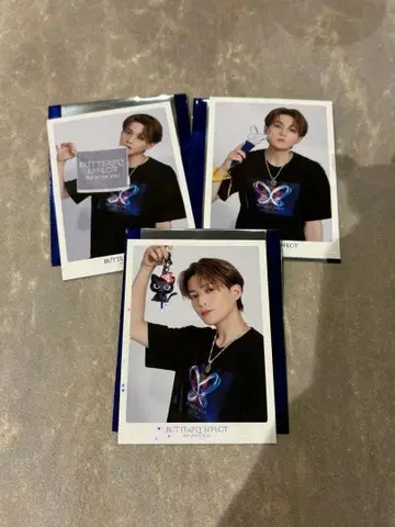 BUTTERFLY EFFECT 포토 카드 시크릿 야기 유세이 컴프