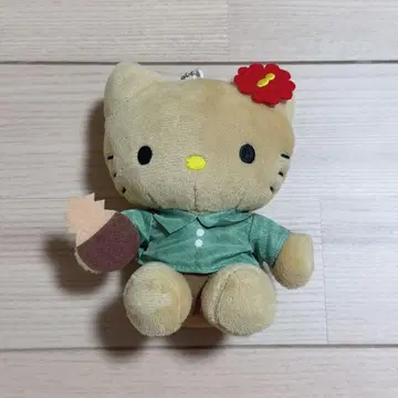 [ 미사용 새상품 ] 호놀룰루 쿠키 헬로키티 봉제 인형 참 일광화상 키티