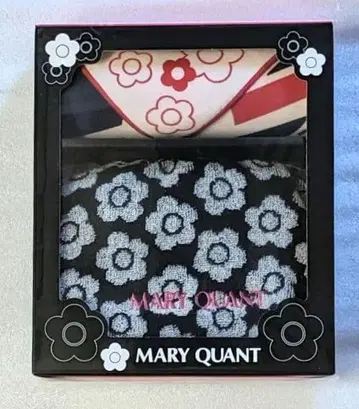 MARY QUANT 마리콴트 손수건 파우치 세트 블랙 기프트