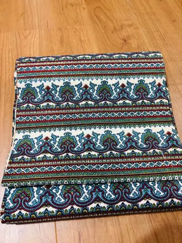 후쿠로 오비 파도 무늬 다색