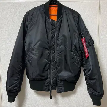 ALPHA INDUSTRIES 알파 플라이트 자켓 블랙 M