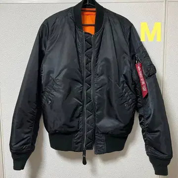 ALPHA INDUSTRIES 알파 플라이트 자켓 블랙 M