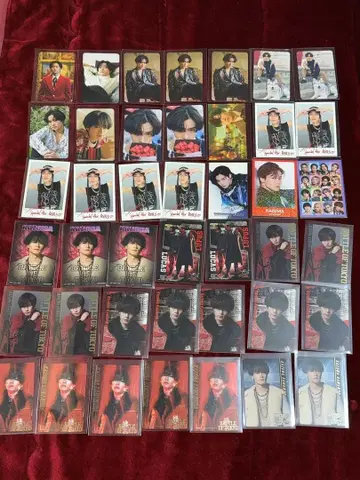 THE RAMPAG 카와무라 카즈마 트레이딩 카드 스티커 세트