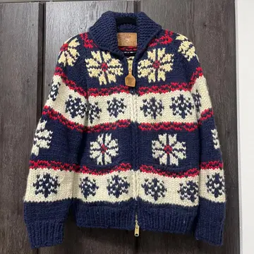 Kanata 카나타 카우친 스웨터 네이비 x 빨간색 x 화이트 40