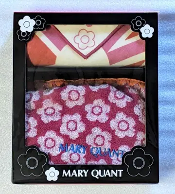MARY QUANT 마리콴트 손수건 파우치 세트 핑크 기프트