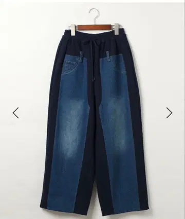 MODE NORM CORE 데님 패치워크 팬츠 M