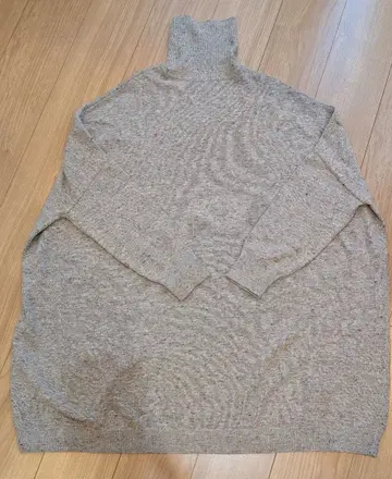 BEARDSLEY 터틀 빅 니트 네프 베이지 F