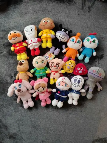 호빵맨 봉제 인형 세트