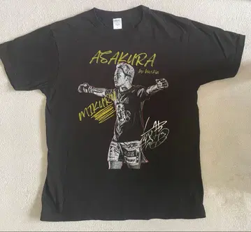 아사쿠라 미쿠루 응원 T셔츠 BIO SKIN LAB L 사이즈