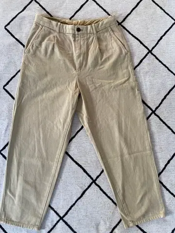 steven alan 오가닉 코튼 치노 팬츠 베이지