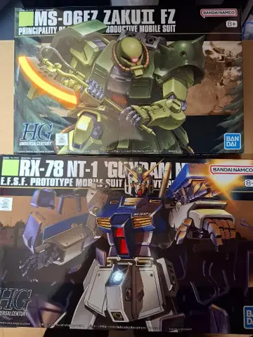 HG 자쿠 II FZ & 건담 NT-1 세트
